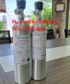 Bình khí H2 Hydro 2 vol % SO2 2000 ppm