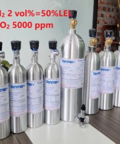 Chai khí H2 Hydro 2 vol % SO2 5000 ppm