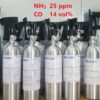 Bình khí chuẩn NH3 25 ppm CO 14 vol %