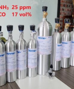 Bình khí chuẩn NH3 25 ppm CO 17 vol %