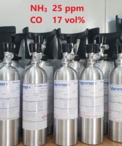 Bình khí chuẩn NH3 25 ppm CO 17 vol %