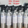 Bình khí chuẩn NH3 25 ppm CO 70 ppm