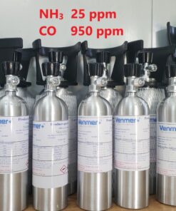 Bình khí chuẩn NH3 25 ppm CO 950 ppm