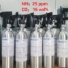 Bình khí chuẩn NH3 25 ppm CO2 16 vol %