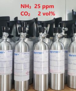 Bình khí chuẩn NH3 25 ppm CO2 2 vol %
