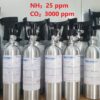 Bình khí chuẩn NH3 25 ppm CO2 3000 ppm