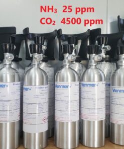 Bình khí chuẩn NH3 25 ppm CO2 4500 ppm