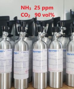 Bình khí chuẩn NH3 25 ppm CO2 90 vol %