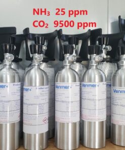 Bình khí chuẩn NH3 25 ppm CO2 9500 ppm