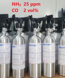 Bình khí chuẩn NH3 25 ppm CO 2 vol %