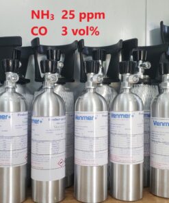 Bình khí chuẩn NH3 25 ppm CO 3 vol %
