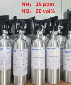 Bình khí chuẩn NH3 25 ppm NO2 20 vol %