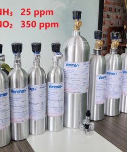 Bình khí chuẩn NH3 25 ppm NO2 350 ppm