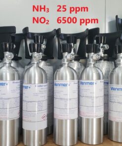 Bình khí chuẩn NH3 25 ppm NO2 6500 ppm