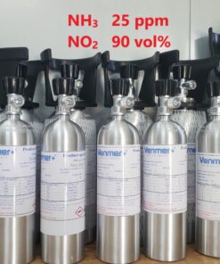 Bình khí chuẩn NH3 25 ppm NO2 90 vol %