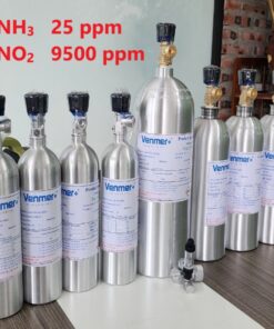 Bình khí chuẩn NH3 25 ppm NO2 9500 ppm