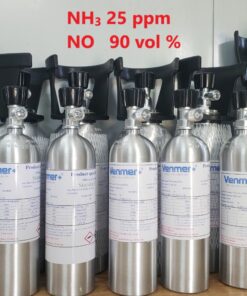 bình khí chuẩn NH3 25 ppm NO 90 vol %