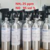 Bình khí chuẩn NH3 25 ppm NO 95 vol %