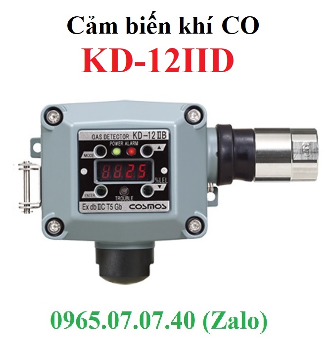 Cảm biến khí CO Carbon monoxide KD-12IID Cosmos Cảm biến khí CO KD-12IID Cosmos