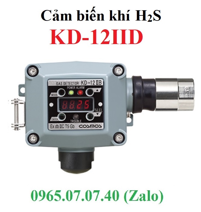 Cảm biến khí H2S KD-12IID Cosmos Cảm biến khí H2S KD-12IID Cosmos